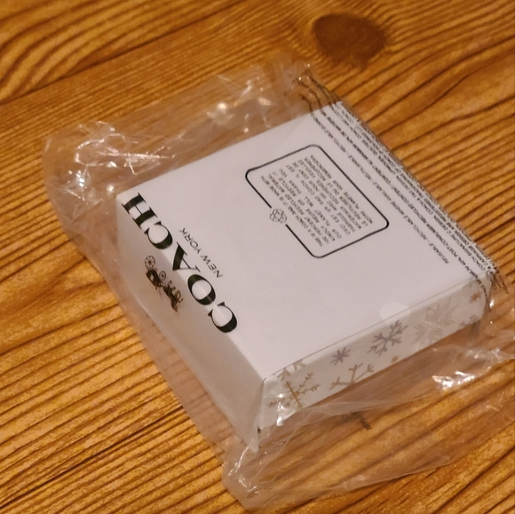 Coach Gold Tone Bear Chain Necklace & Earrig Set - Picture 3 of 6